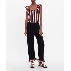 Zara Limited Edition Crocheted Jumpsuit